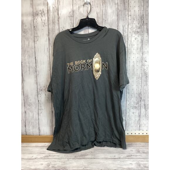 The Book of Mormon Men's T-Shirt Short Sleeve Graphic Print Black XL - Picture 1 of 4